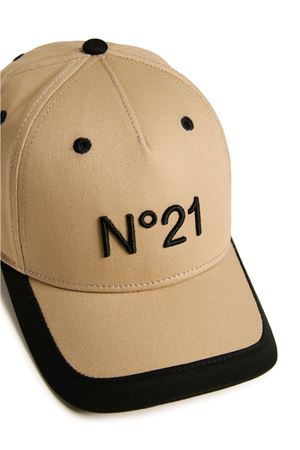 cappello in cotone beige N°21 KIDS | N2104LN00410N719